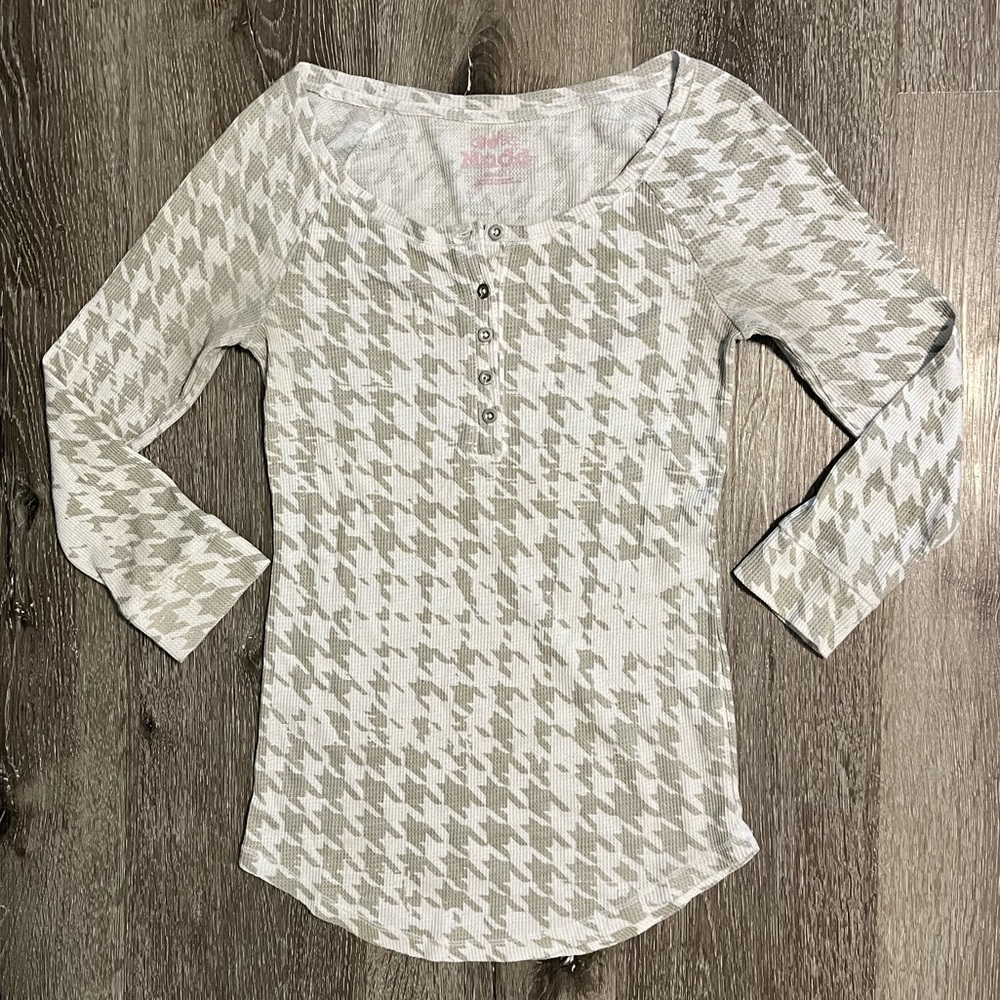 Y2K Mudd Henley Top